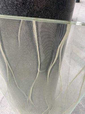Ningún vidrio laminado decorativo auto de la ventana 15m m Pvb de las burbujas
