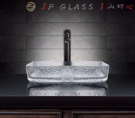 Vidrio tablero del lavabo
