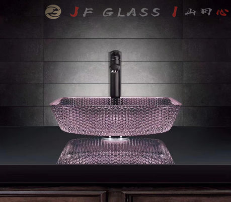 Vidrio tablero del lavabo