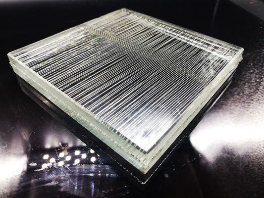 El ámbar resistente 6.5m m del revestimiento de la abrasión laminó la malla de alambre de cristal