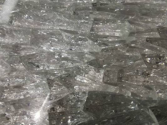 Ladrillos duros del bloque de vidrio del hielo del crujido 4x8 20m m de la fachada