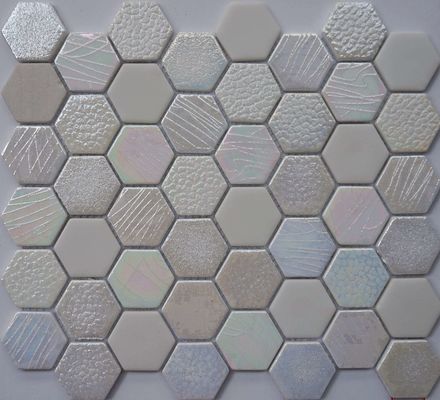 Ladrillos de cristal rectangulares resistentes del mosaico 4x4 4m m de la temperatura
