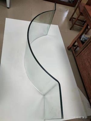 Resistente de la carga moderado   precisión Bent Glass For Window de 6m m