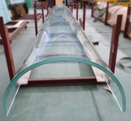 Resistente de la carga moderado   precisión Bent Glass For Window de 6m m