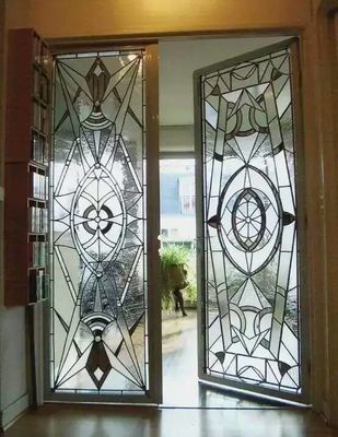 los paneles decorativos del vitral de 20m m