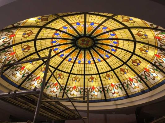los paneles decorativos del vitral de 20m m