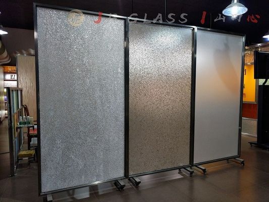 La estructura sólida heló ladrillos translúcidos del bloque de cristal de 6m m