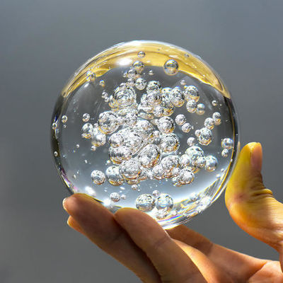 Bola de cristal de la burbuja del cuenco 15M M de la fantasía de la pieza central del regalo de boda