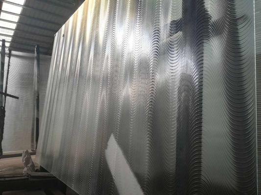 El jumbo de múltiples capas de la ola calor cortó a la medida las hojas de cristal
