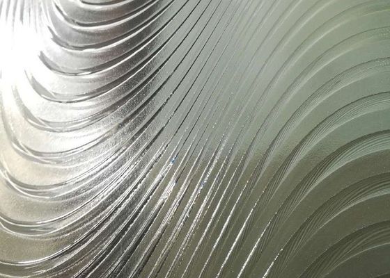 El jumbo de múltiples capas de la ola calor cortó a la medida las hojas de cristal