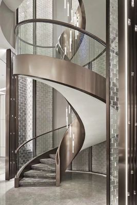 Vidrio elegante de Bent Curved Balustrade Irregular Shaped del calor