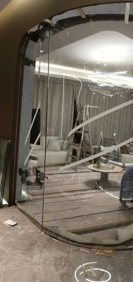 Vidrio elegante de Bent Curved Balustrade Irregular Shaped del calor