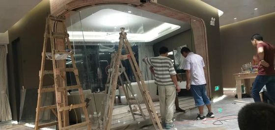 Vidrio elegante de Bent Curved Balustrade Irregular Shaped del calor