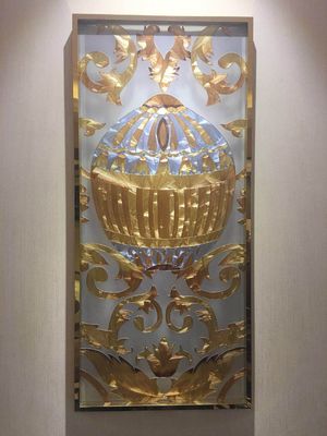 10m m pintaron los paneles de cristal