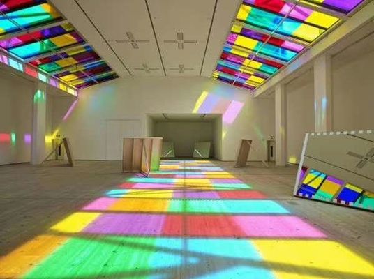 El divisor colorido Pvb del techo del tejado endureció el vidrio laminado