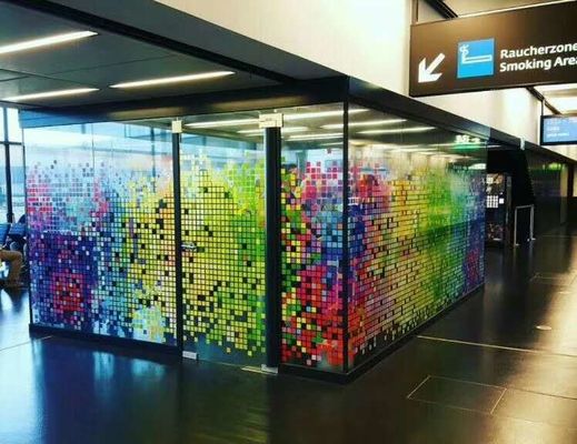 El divisor colorido Pvb del techo del tejado endureció el vidrio laminado