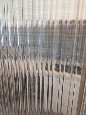 La pantalla del sitio texturizó el vidrio laminado de 19m m con la capa intermediaria de la tela
