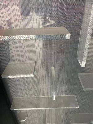 9A fabricado artístico interior 2m m laminó el vidrio aislado