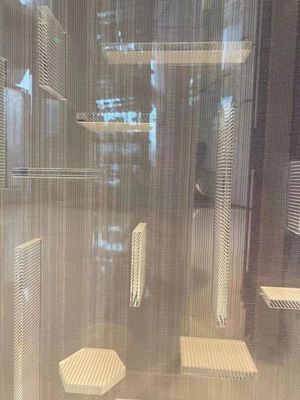 9A fabricado artístico interior 2m m laminó el vidrio aislado
