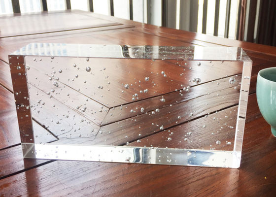 Ladrillos paralelos amistosos del bloque de cristal de Eco Crystal Predrilled 6x8