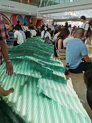 Vidrio endurecido laminado de múltiples capas de los materiales de construcción PVB