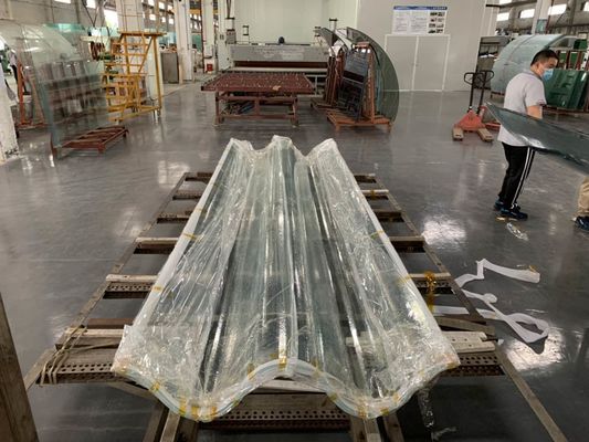 Vidrio de forma irregular alto del tragaluz PVB de la protección ULTRAVIOLETA