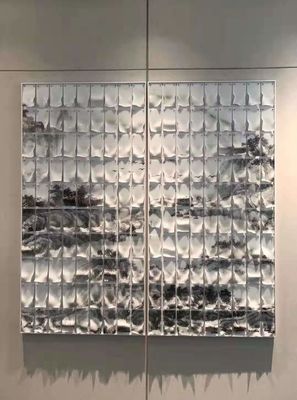 El ácido grabó al agua fuerte el vidrio fundido decorativo creativo del plano 5.5m m