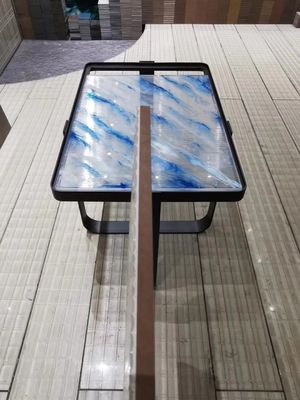 El ácido grabó al agua fuerte el vidrio fundido decorativo creativo del plano 5.5m m