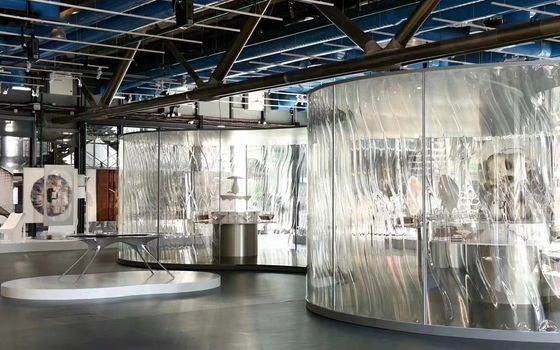 El ácido grabó al agua fuerte el vidrio fundido decorativo creativo del plano 5.5m m