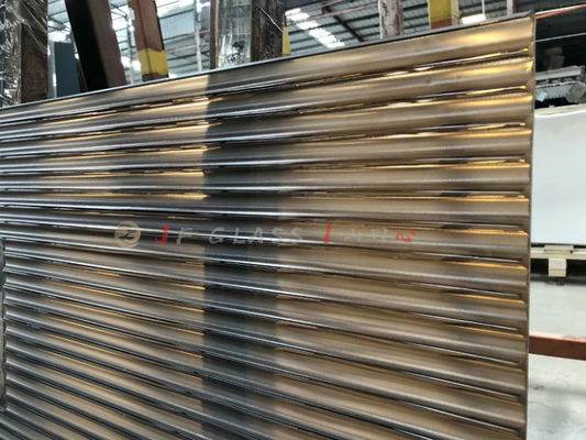 Brown colorido laminó los paneles de cristal estándar de 19m m