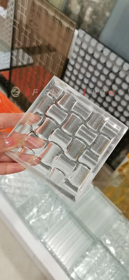 Los paneles de encargo del cristal tallado 3D de la pared de división SGCC 12m m