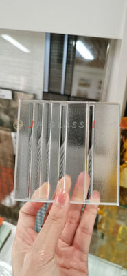 Los paneles de encargo del cristal tallado 3D de la pared de división SGCC 12m m