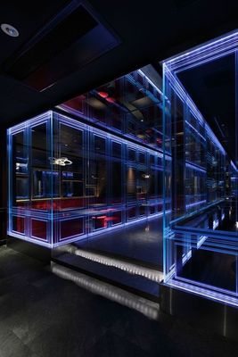 El laser interior del CCC 8m m de la pared del club KTV grabó a Crystal Glass