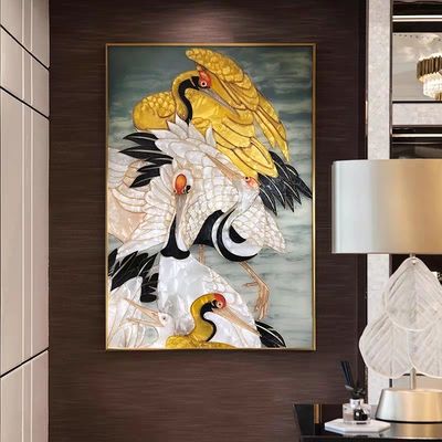 El panel de cristal esmaltado esmaltado revestido de cerámica de la decoración con los pájaros