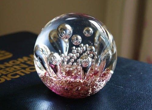Bola de cristal de la burbuja del cuenco 15M M de la fantasía de la pieza central del regalo de boda