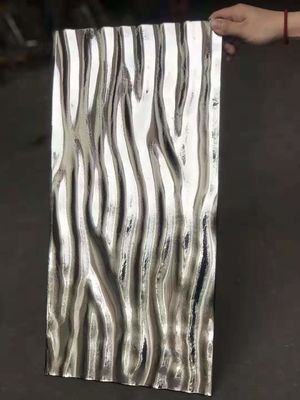 vidrio plateado de 12m m Chrome