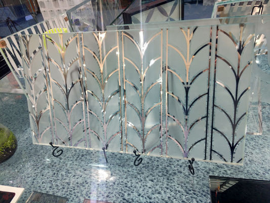 vidrio plateado de 12m m Chrome