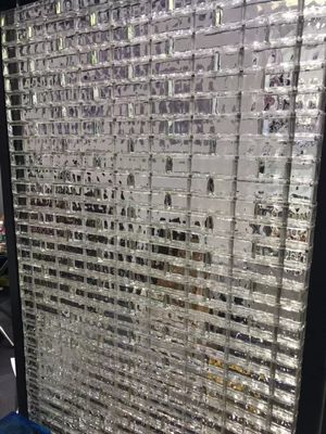 Bloques 80m m de cristal antideslizantes de la ventana del cuarto de baño del efecto del espejo