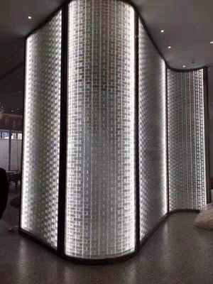 La pared del piso del aislamiento de calor 2 pulgadas enreja las tejas claras del ladrillo de cristal
