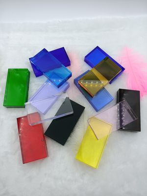 Ladrillos a prueba de polvo sólidos coloridos del bloque de cristal de la división 80m m