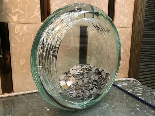 Caja de dinero decorativa CCC Scratchproof Crystal Acrylic Glass