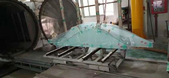 La división decorativa endureció el vidrio de forma irregular laminado