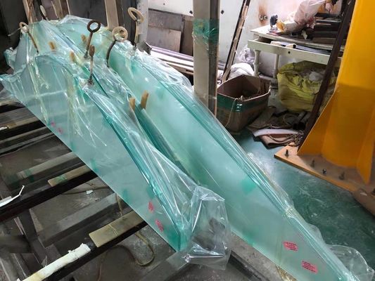 La división decorativa endureció el vidrio de forma irregular laminado