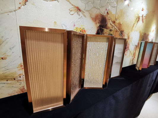 SGCC colorido moderado 5.5m m fundió los paneles de pared de cristal
